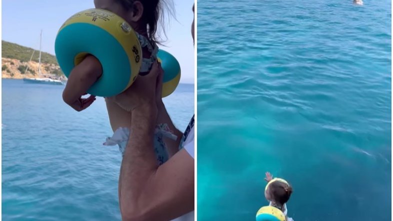 Criança afunda no mar após boias se soltarem e vídeo viraliza