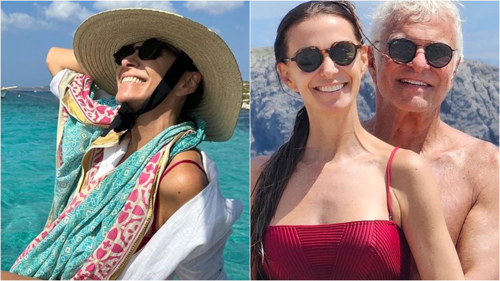 Mônica Martelli compartilha álbum de viagem romântica à Grécia