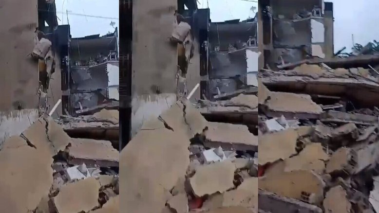 PE: prédio desaba e deixa pessoas soterradas