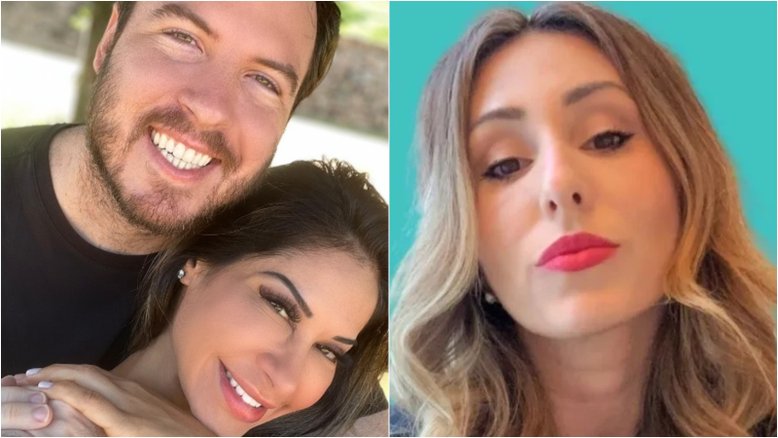Maíra Cardi e Thiago Nigro (à esquerda) e Camila Ferreira (à direita)