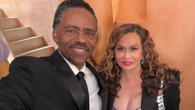 Tina Knowles e o marido, Richard Lawson