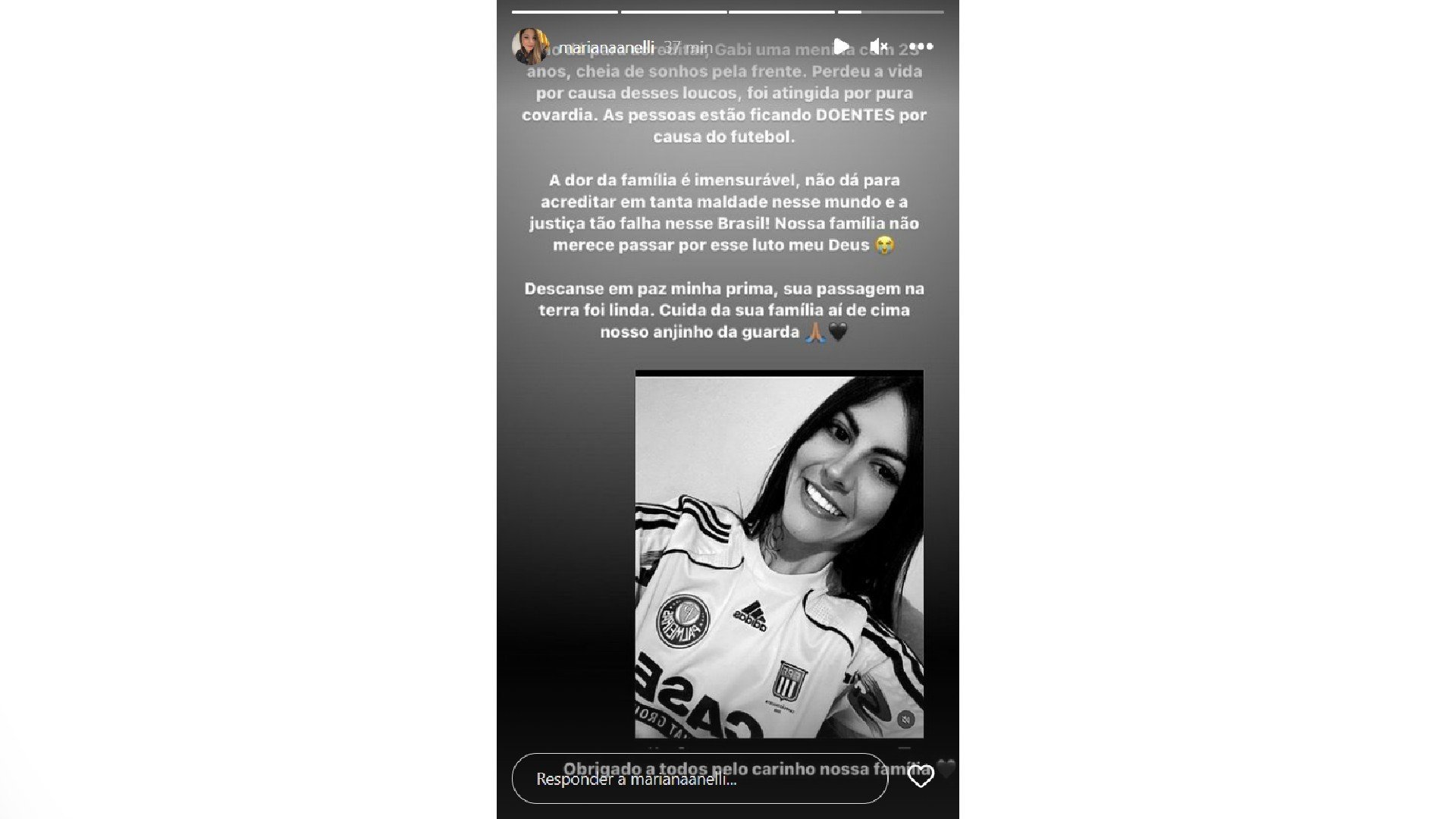 SP: morre palmeirense atingida por garrafa de vidro durante confusão com torcedores do Flamengo