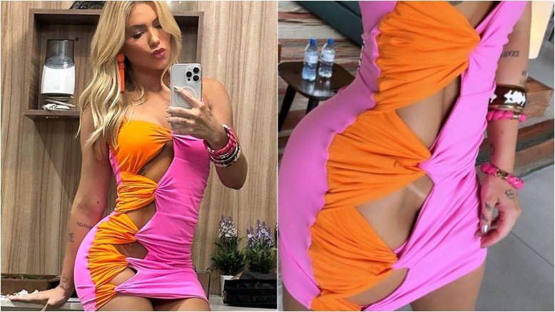Virginia Fonseca dispensa calcinha em clique com vestido ousado