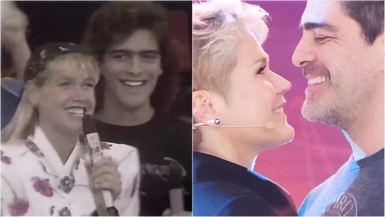 Xuxa celebra 10 anos ao lado do namorado, Junno: ‘Dava em cima dele’