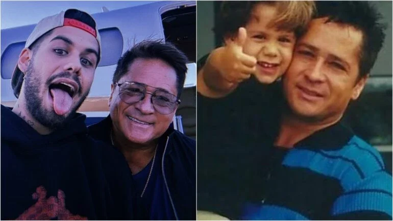 Zé Felipe celebra aniversário de 60 anos do pai, Leonardo: ‘Minha inspiração’