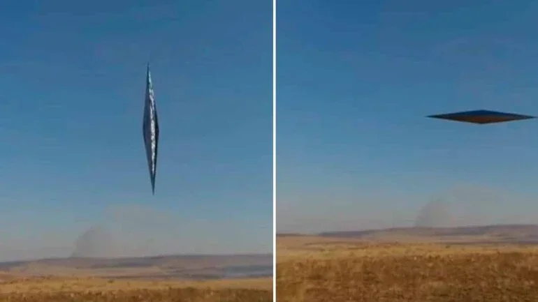 Imagens mostram Suposto OVNI em forma de flecha girando nos céus da Argentina. Foto: Twitter @Mauro_Mateos