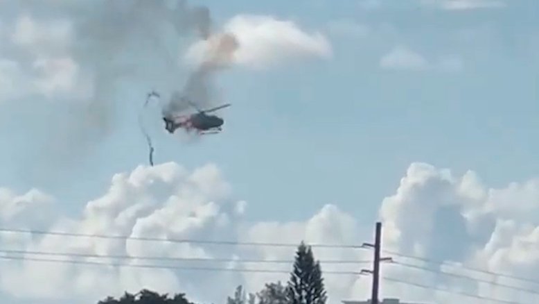 Vídeo impressionate mostra a queda de helicóptero em Pompano Beach na Flórida