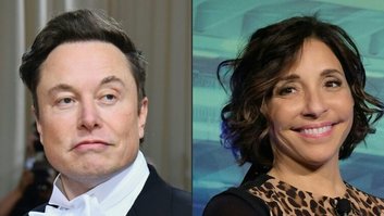 A diretora do X, Linda Yaccarino (D), e seu presidente, Elon Musk - AFP/Arquivos