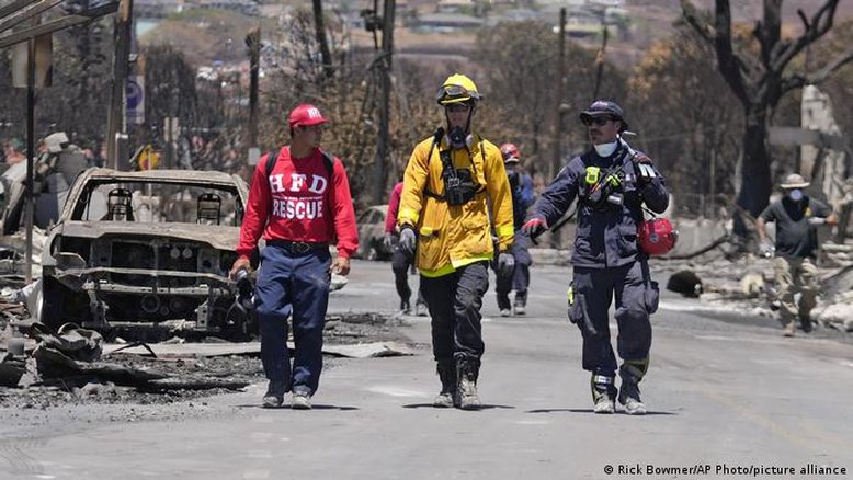 Sobe para 93 número de mortos nos incêndios no Havaí
