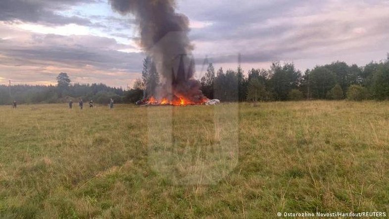 Chefe do Grupo Wagner estaria em avião que caiu na Rússia