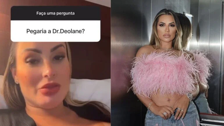 Andressa Urach (esquerda) e Deolane Bezerra (direita)