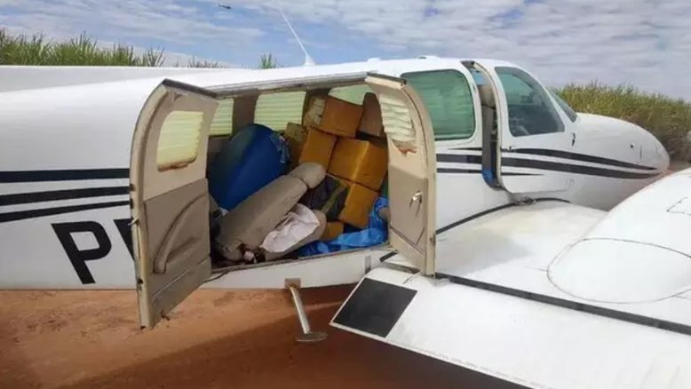PF prende piloto que fugiu de aeronave com cocaína no Mato Grosso