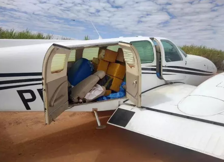 PF prende piloto que fugiu de aeronave com cocaína no Mato Grosso
