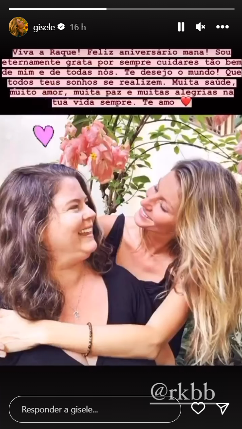 Gisele Bündchen posta foto rara ao lado da irmã e se declara em aniversário: 'Eternamente grata' 2 Gisele Bündchen posta foto rara ao lado da irmã e se declara em aniversário: 'Eternamente grata'