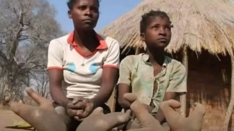 Tribo africana chama atenção por mutação genética que causa deformidade nos pés