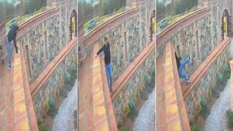 Vídeo: brasileiro cai de terraço de vinícola na Argentina; homem está internado