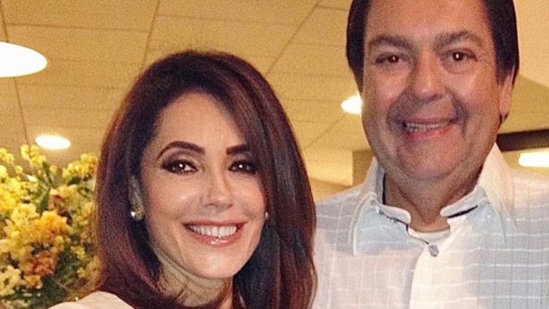 Christiane Torloni e Faustão