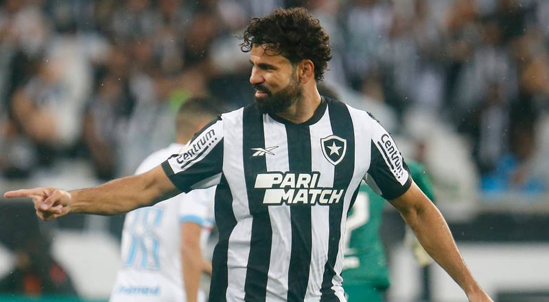 Diego Costa dispara contra elenco do Botafogo: 'Faltou humildade aos jogadores'
