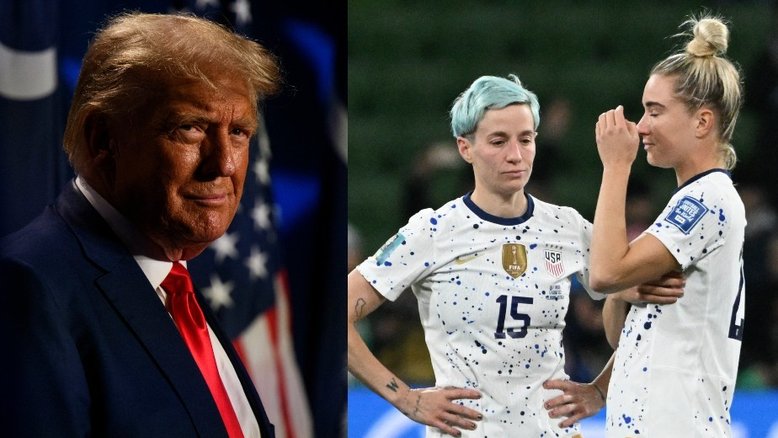 Trump criticou a seleção feminina dos Estados Unidos