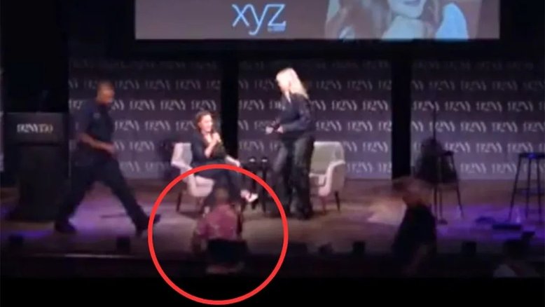 Drew Barrymore se assusta com aproximação de stalker em evento