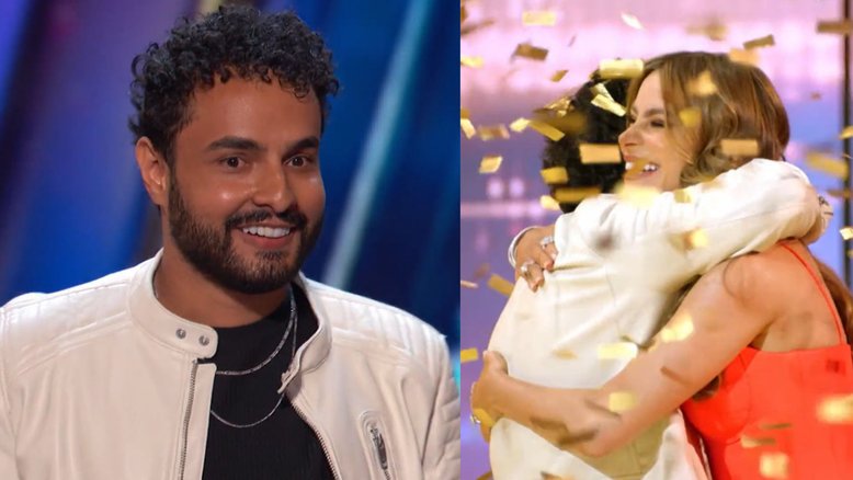 Gabriel Henrique e Sofia Vergara, jurada do America's Got Talent