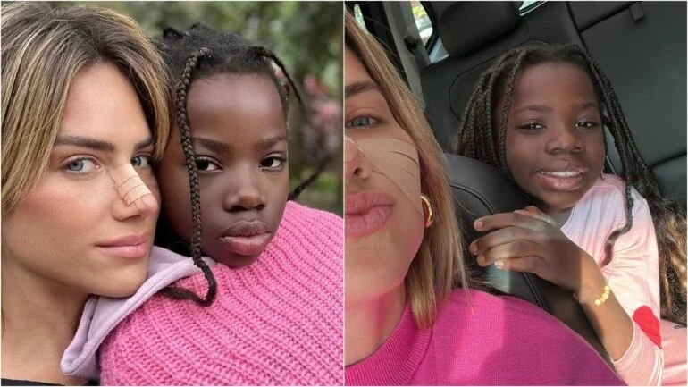 Após cirurgia, Giovanna Ewbank compartilha momento fofo ao lado de Titi em viagem a São Paulo