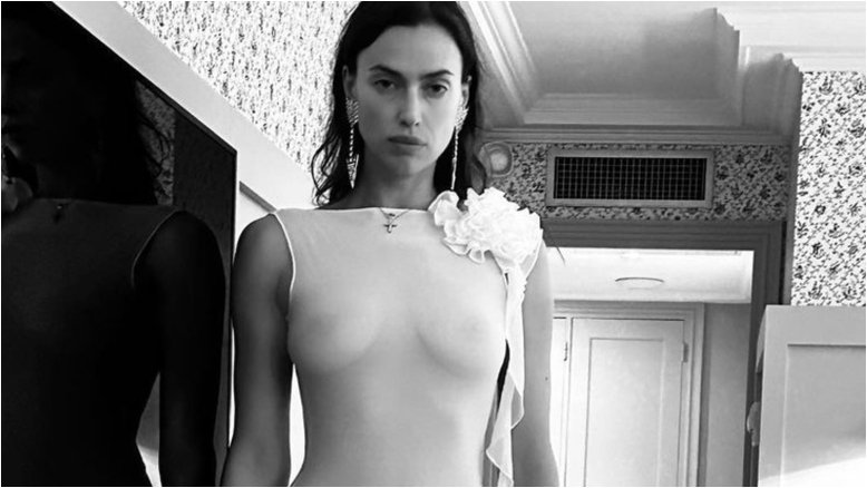 Irina Shayk ‘abusa’ da transparência e deixa seios à mostra em cliques ousados