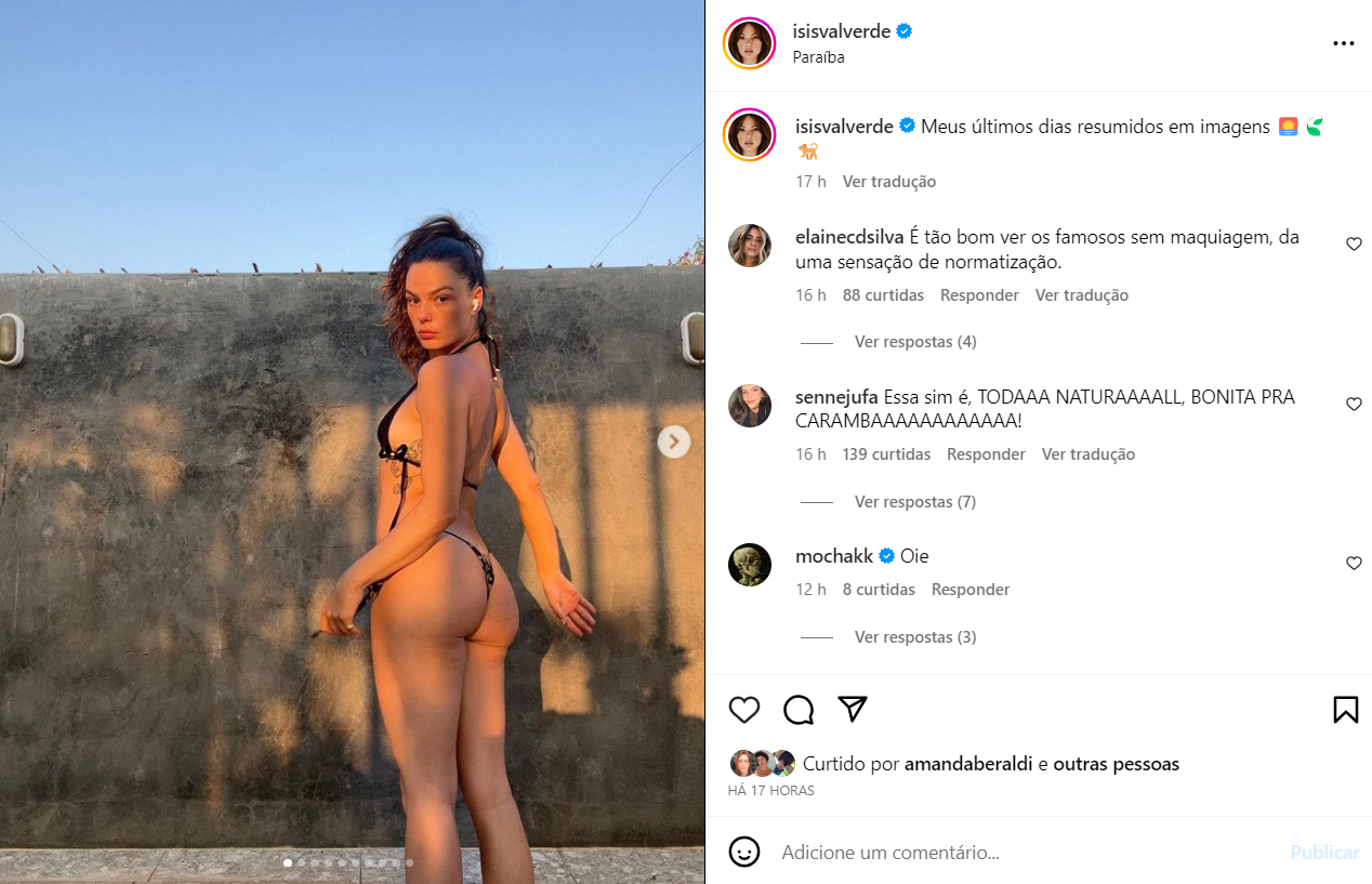 Isis Valverde encanta com álbum de fotos de viagem à Paraíba 5 Post de Isis Valverde