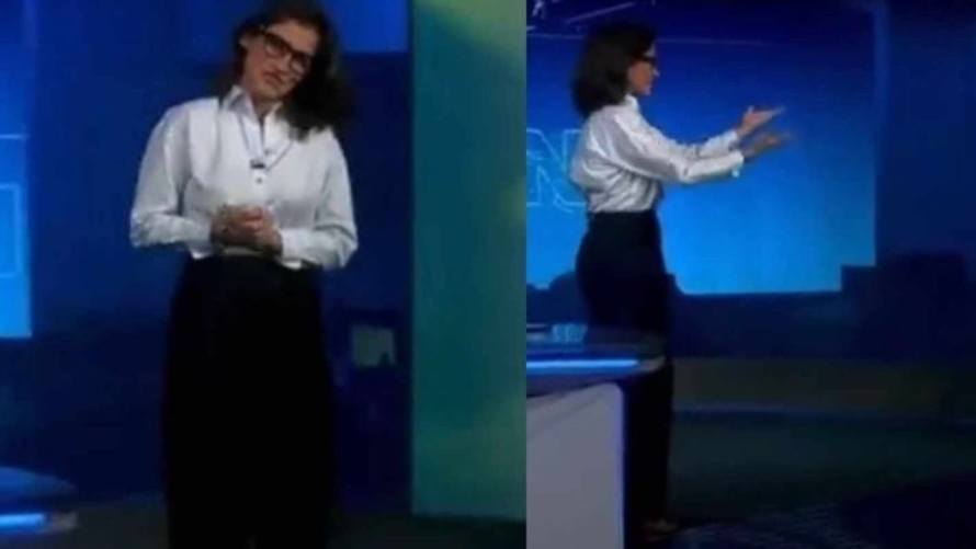 Renata Vasconcellos se confunde e comete gafe ao vivo no 'Jornal Nacional'