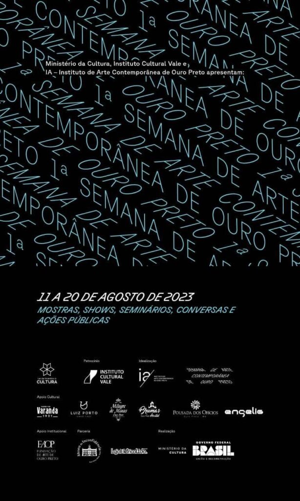 Ouro Preto (MG) realiza sua primeira Semana de Arte Contemporânea em agosto 4 Semana de Arte Contemporânea de Ouro Preto