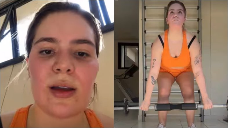 Viih Tube ‘sofre’ ao retomar rotina de treinos quatro meses após dar à luz: ‘Como gostam disso?’