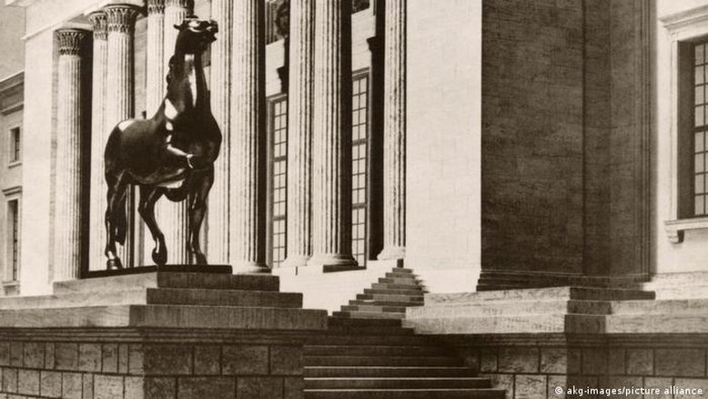 Centro cultural de Berlim exibe "cavalos de Hitler"