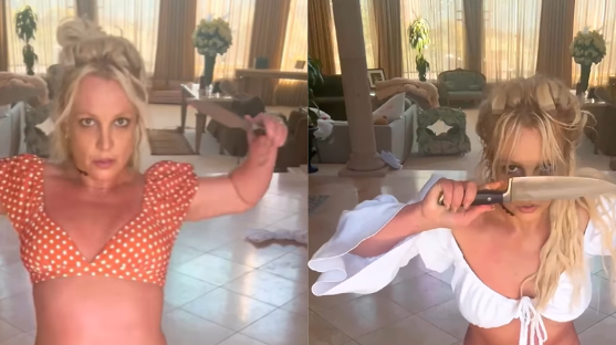 Cantora viralizou com vídeos dançando com facas