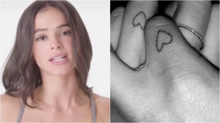 Bruna Marquezine recorda tatuagem com Neymar: 