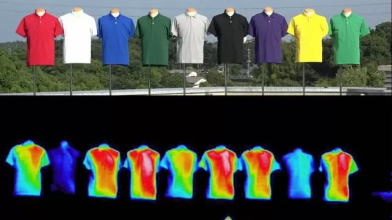 Pesquisa revela as cores ideais para usar em dias de sol quente