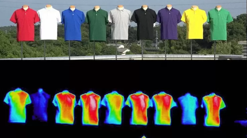 Pesquisa revela as cores ideais para usar em dias de sol quente