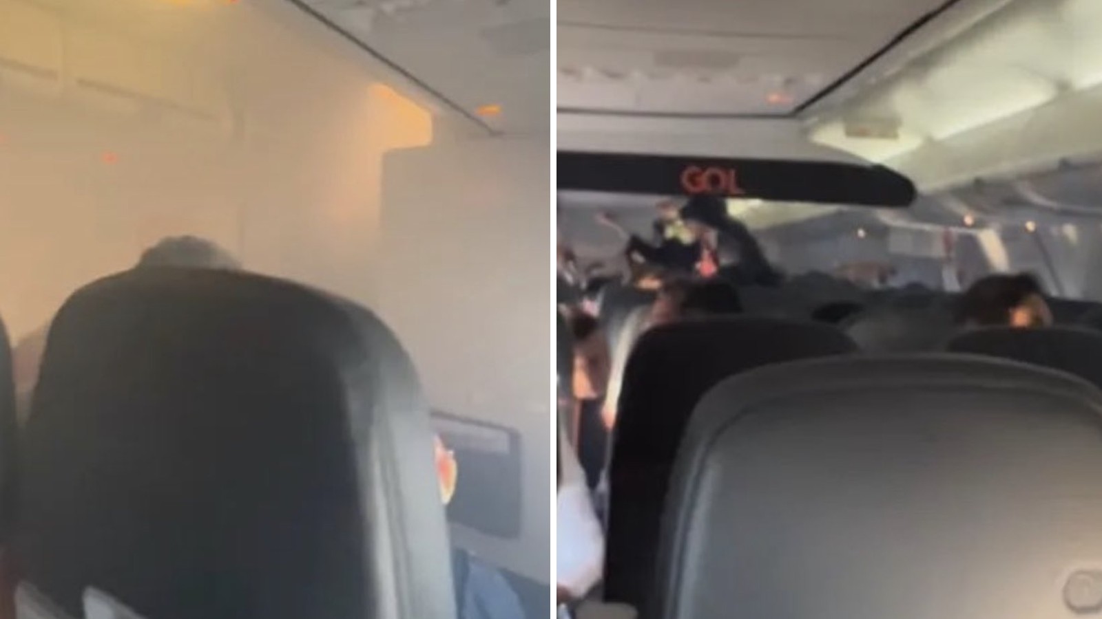 Avião precisou fazer um pouso de emergência após uma fumaça branca aparecer no interior da aeronave