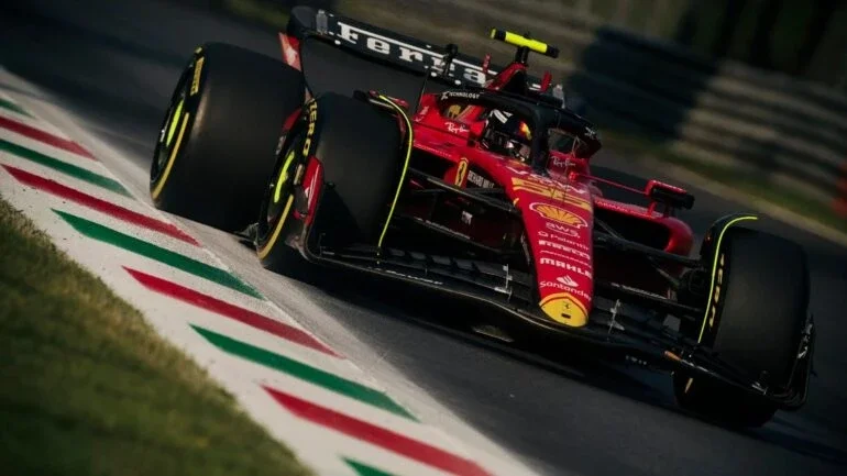 Carlos Sainz (Ferrari) conquista pole position do GP da Itália de F1