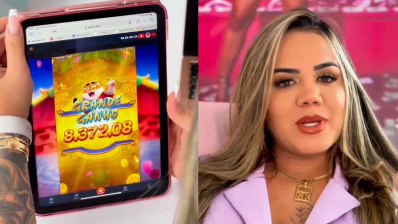 A influenciadora Skarlete Mello é uma das investigadas