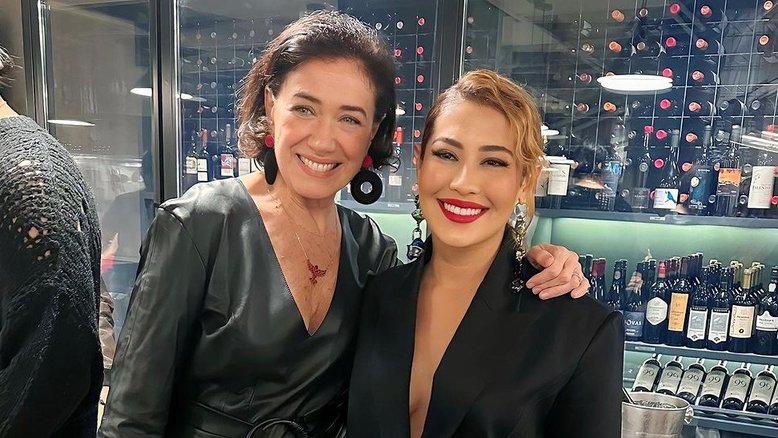 Atriz Lilia Cabral e a influencer Thaynara OG