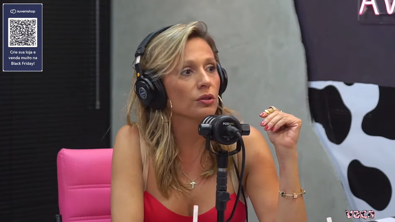 Luisa Mell participou do podcast Vaca Cast