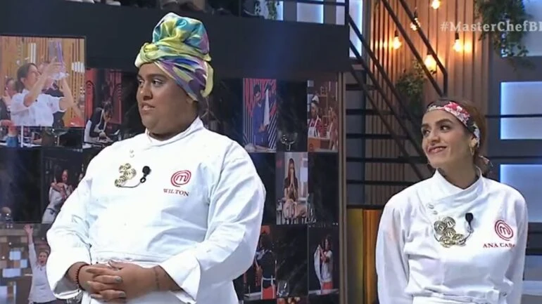 Wilton e Ana Carolina, finalistas do MasterChef Brasil