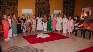 Lideranças brasileiras reunidas no Marrocos