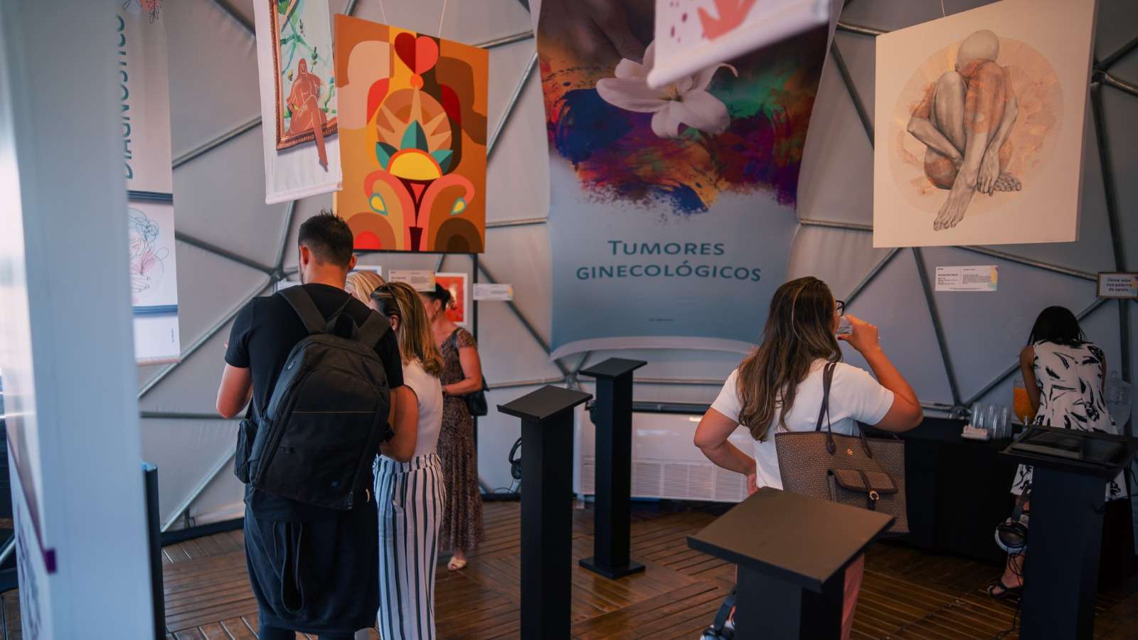 MSD Brasil promove ação de conscientização e arte sobre tumores femininos no Parque Villa Lobos
