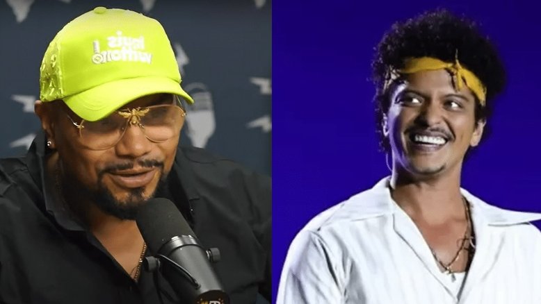Naldo diz que ensinou Bruno Mars a falar 'gatinha' e 'gostosa' no The Town