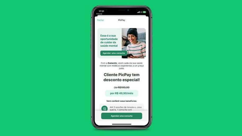 O serviço, que custa R$ 199,00, será disponibilizado aos usuários do PicPay por apenas R$ 49,90