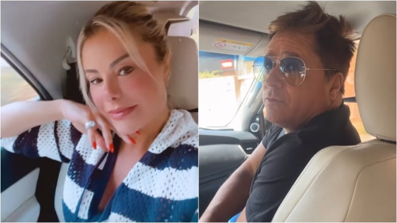 Poliana Rocha leva Leonardo para exames de rotina e ele brinca: 'Não estavam achando meu fígado'