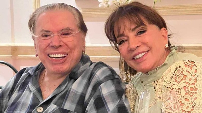 Silvio Santos e Íris Abravanel