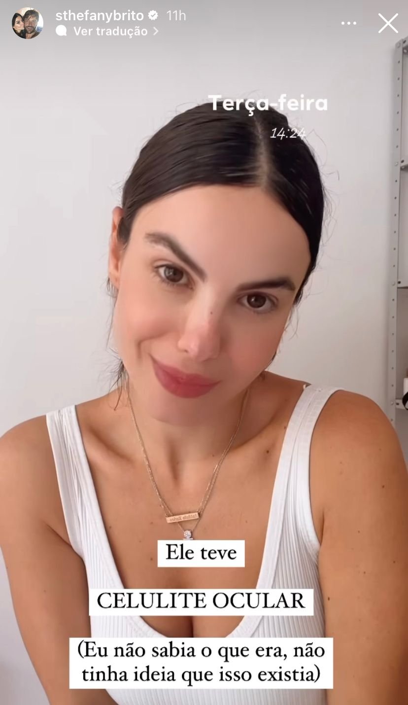 Entenda diagnóstico do filho de Sthefany Brito, que ficou internado por dois dias 2 Story de Sthefany Brito