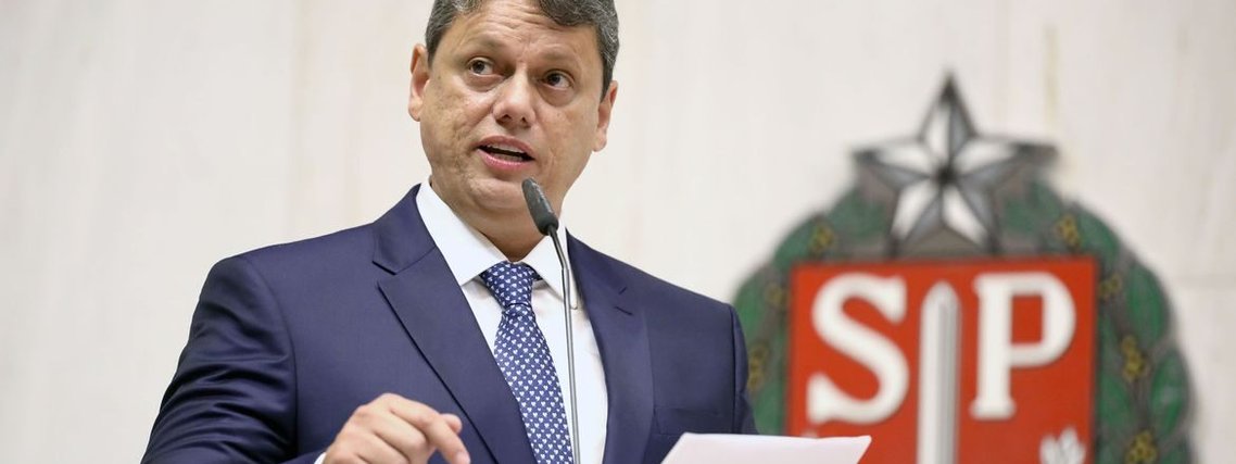 O governador Tarcísio de Freitas: decisão sobre 2026 é 'fundamental para outros partidos'